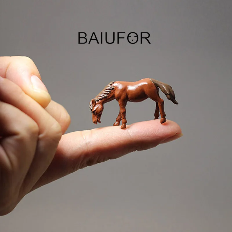 Миниатюры BAIUFOR Террариум животные мини-лошадь и олень волшебные садовые фигурки
