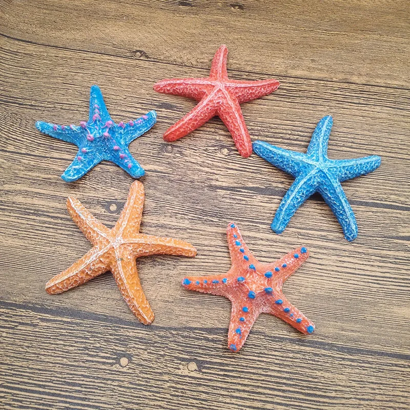 1 шт. аквариум смола Морская звезда садок для рыбы моделирование Starfish украшение