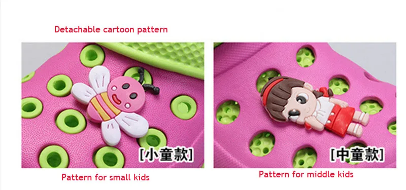 Детские сабо детские сандалии для мальчиков и девочек пластиковая обувь с