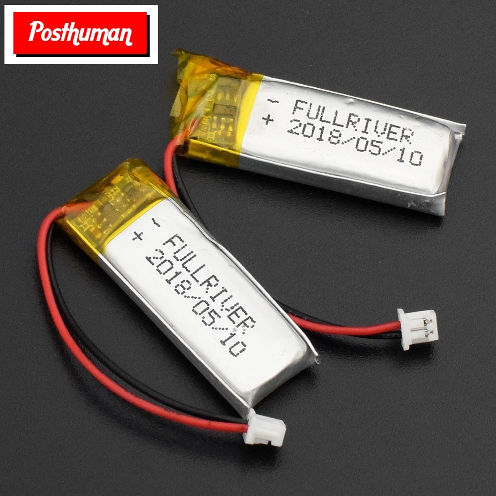 POSTHUMAN для Bluetooth, gps, MP3, MP4, MP5, пульт дистанционного управления, электрические игрушки, камера, 3,7 в, 130 мАч, Li-Po, перезаряжаемая батарея 501230