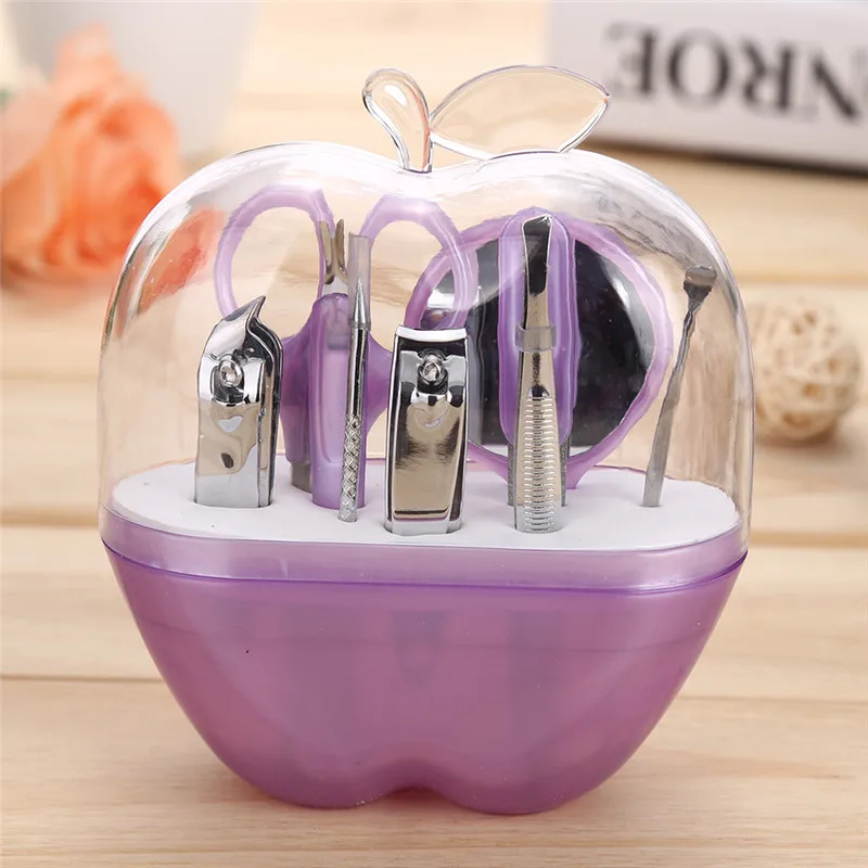 2017 Уход за ногтями 9 шт резак кутикулы клипер педикюр маникюрный набор для Apple