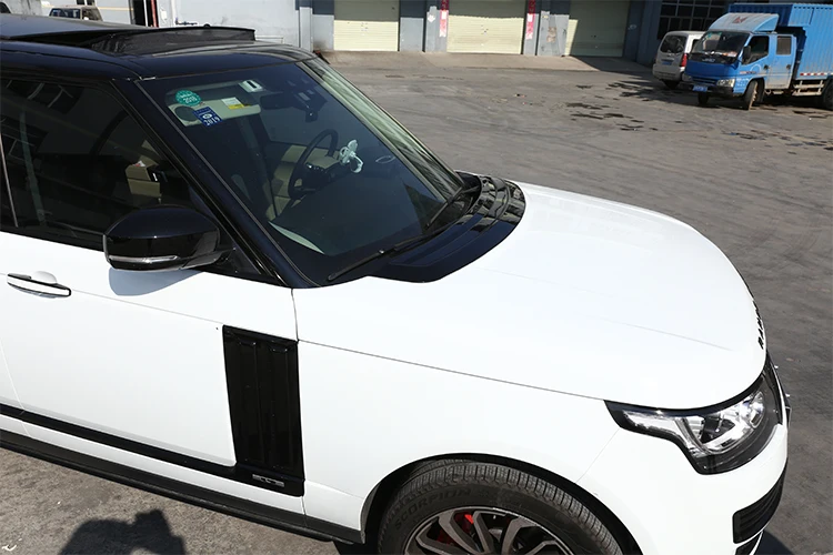 2 шт. для Land Rover Range Rover Vogue- АБС ХРОМ автомобиля боковой двери вентиляционные отверстия комплект обшивки аксессуары