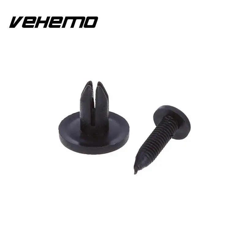 Vehemo 100 шт. 6 мм автомобильное отверстие пластиковый Заклепки Крепеж бампер