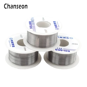 Припой в виде провода, новинка, катушка 1 мм, 100 г3,5 унции, Оловянно-свинцовая линия, флюс 2.0% Серебряный Проволочный припой 55*29 мм для пайки