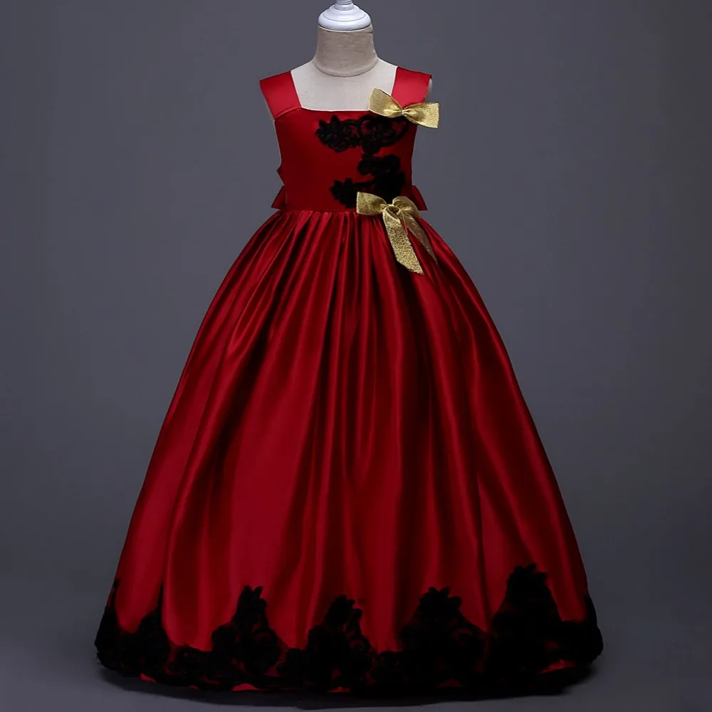 Платье для девочек осень 2017 года Monsoon детское длинное платье выпускного вечера