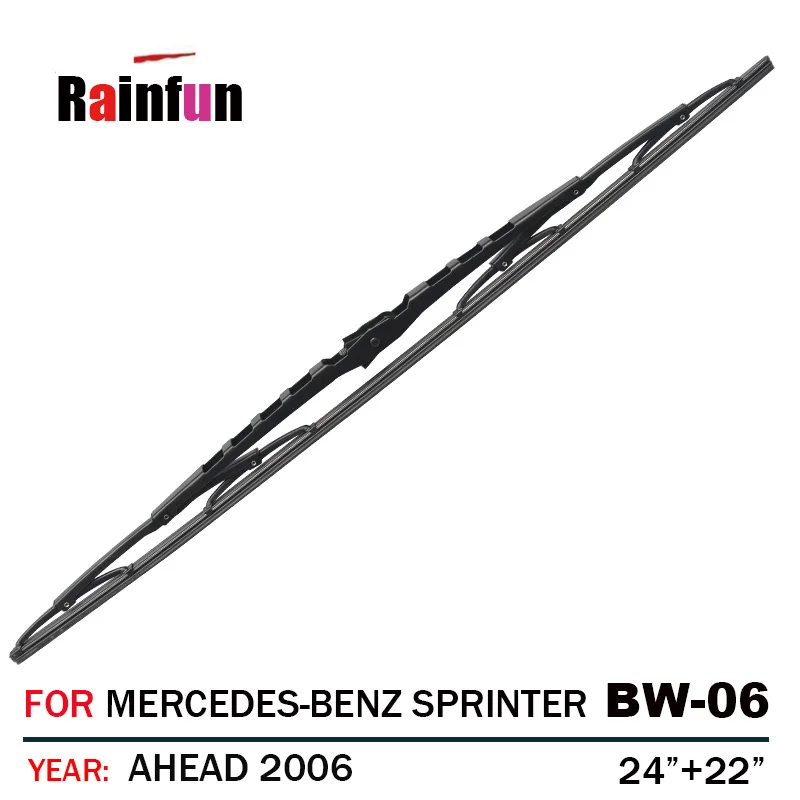 Передняя Щетка стеклоочистителя RAINFUN для BENZ SPRINTER ( 06) 24 &quot+ 22&quot Автомобильные