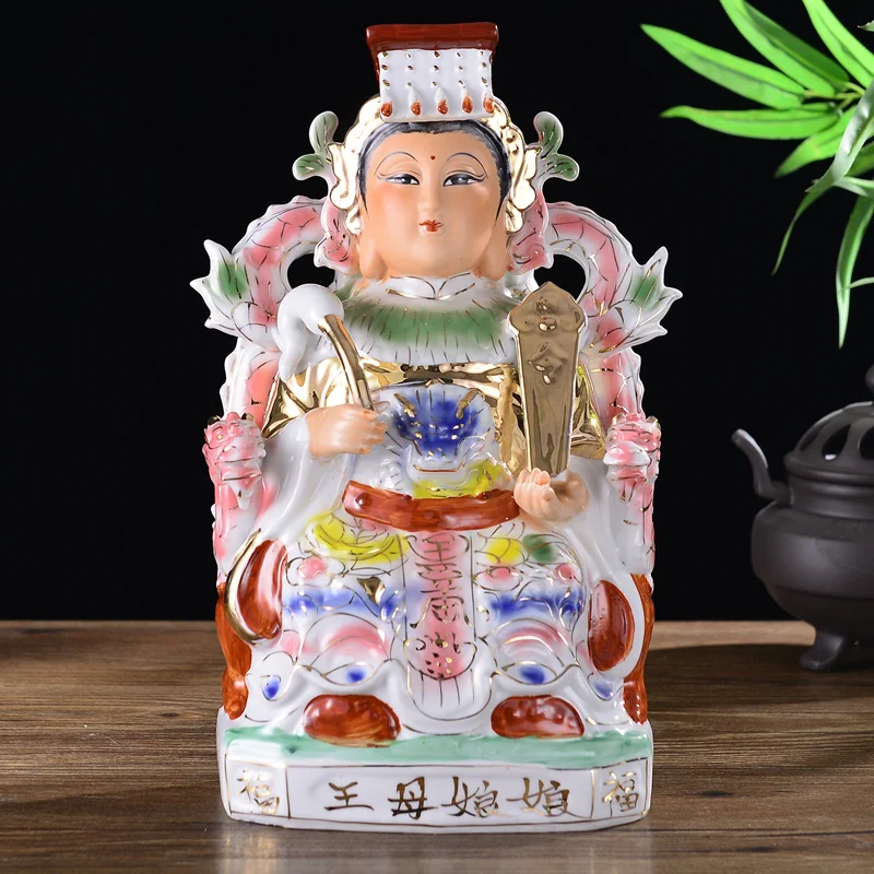 Керамическая queen мать нефритовый император Будды украшения дома гостиная