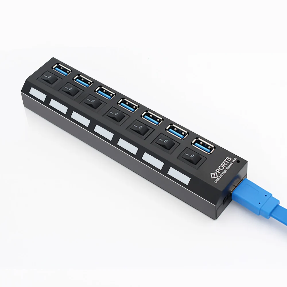 Высокоскоростной USB разветвитель FDBRO Hab 5 Гбит/с с 3 концентраторами для ПК