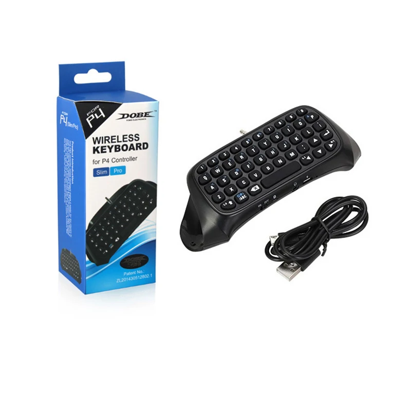 PS4 Accessories Joystick Wireless Chatpad Play Station 4 Message Keyboard for Playstation Game Gaming Controller | Электроника