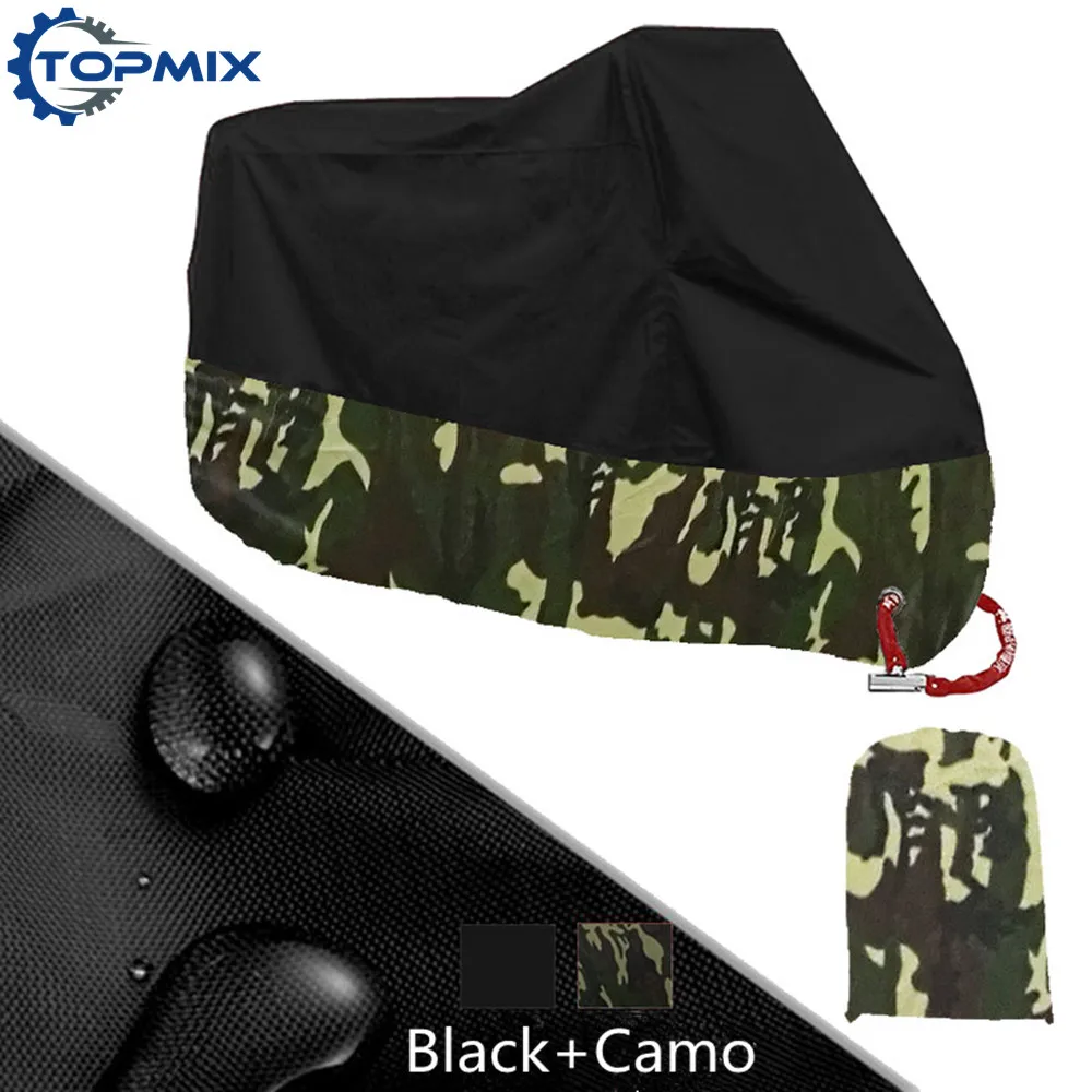 Водонепроницаемый чехол для мотоцикла XL XXL XXXL XXXXL чехол для мопеда скутера защита от дождя и УФ пыли пылезащитное покрытие для улицы