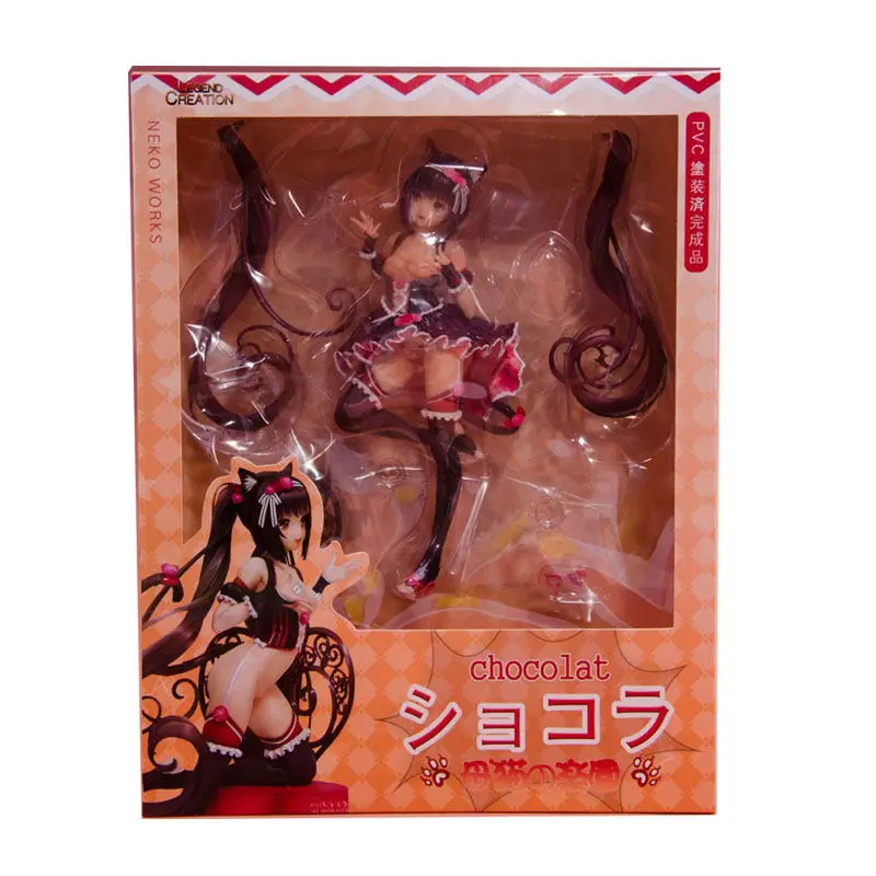 2019 новейшая nent Nekopara Chocola &amp Vanilla 1/7 масштаб Neko ПВХ фигурка сексуальные аниме