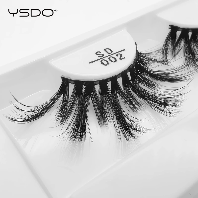 Ресницы 3d норковые YSDO 1 пара 25 мм ресницы драматические натуральные накладные