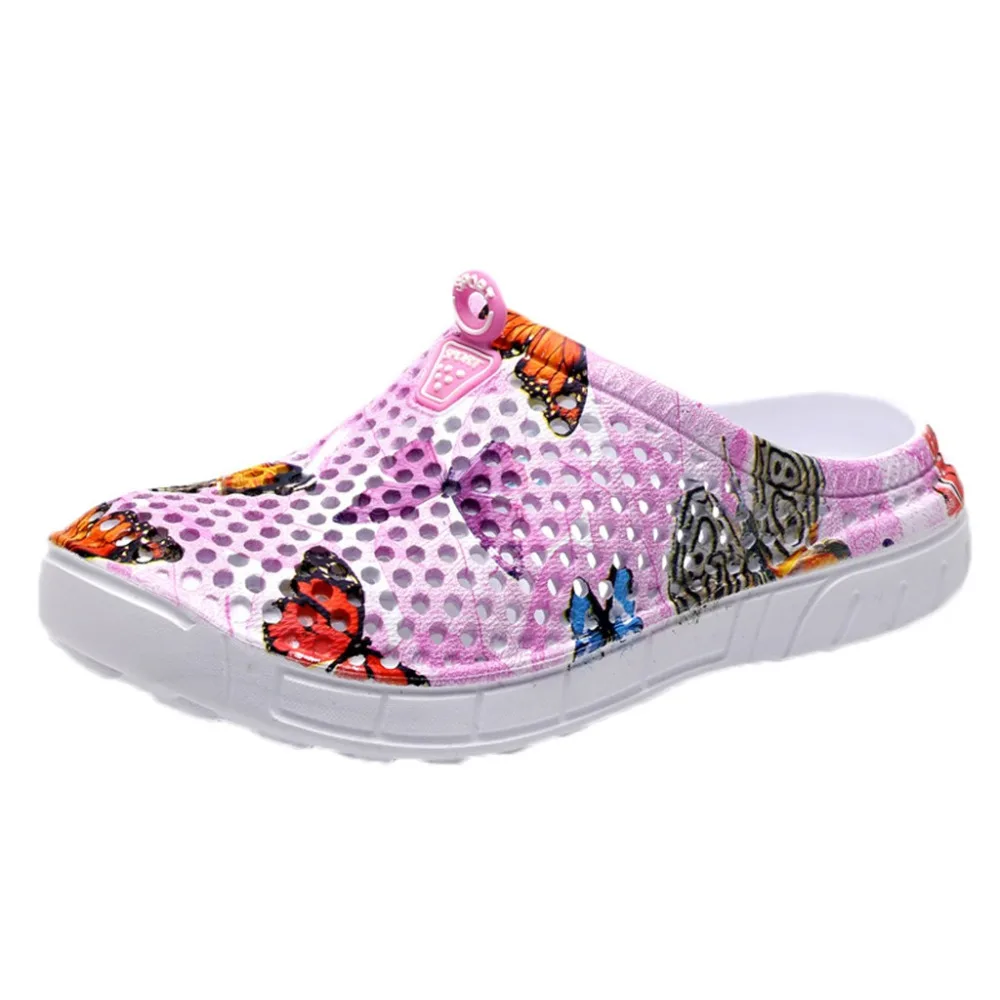 SAGACE/летние женские пляжные сандалии с бабочками повседневные дышащие тапочки на