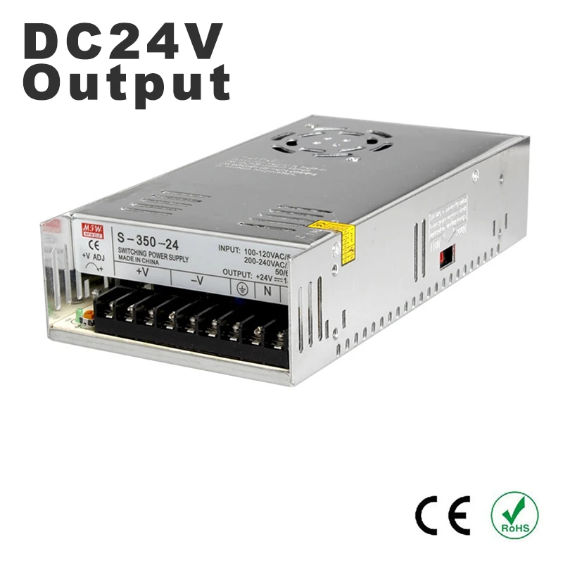 Достаточная мощность DC24V выход Источник питания постоянное напряжение 110 В 220