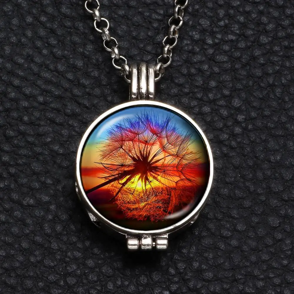 Аромат духов кулон Цепочки и ожерелья с пеной 25 мм Стекло Талисманы красивый