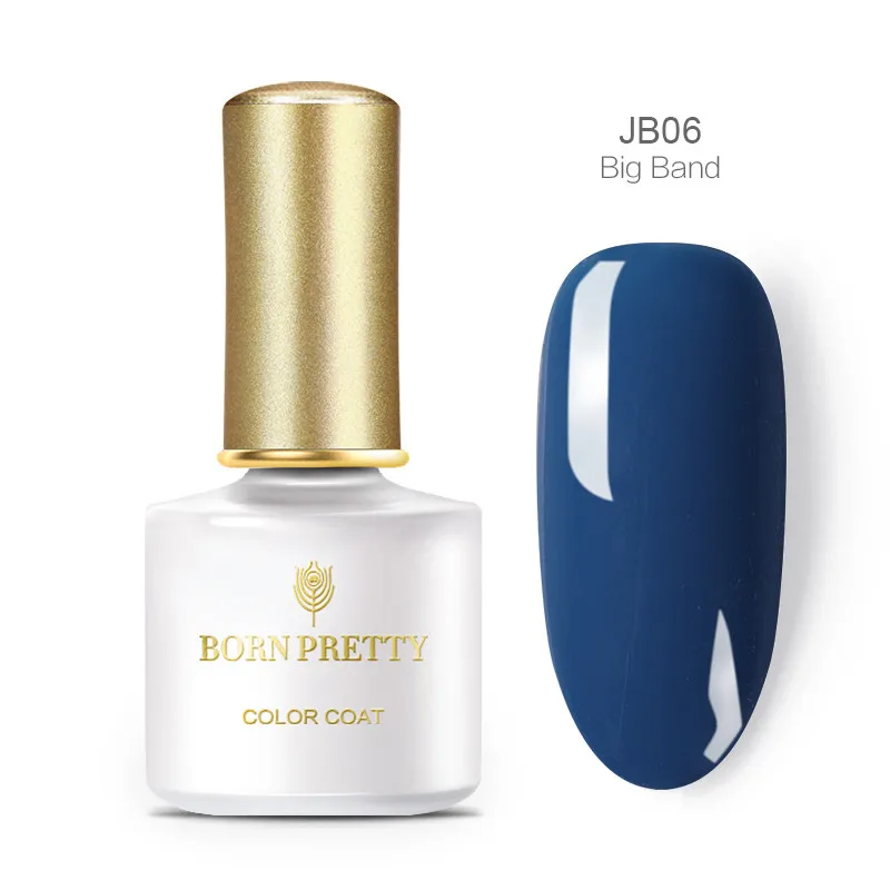 BP-JB06 BORN PRETTY Blue серия Гель-лак для ногтей 6 мл замачиваемый УФ-Гель-лак чистый цвет лак для ногтей Гель-лак долговечный - Цвет: BP-JB06