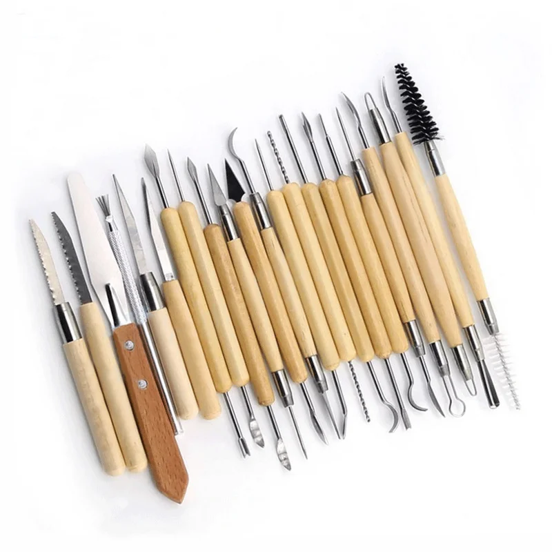 30 шт. инструменты для скульптуры глины резьба керамика набор инструментов
