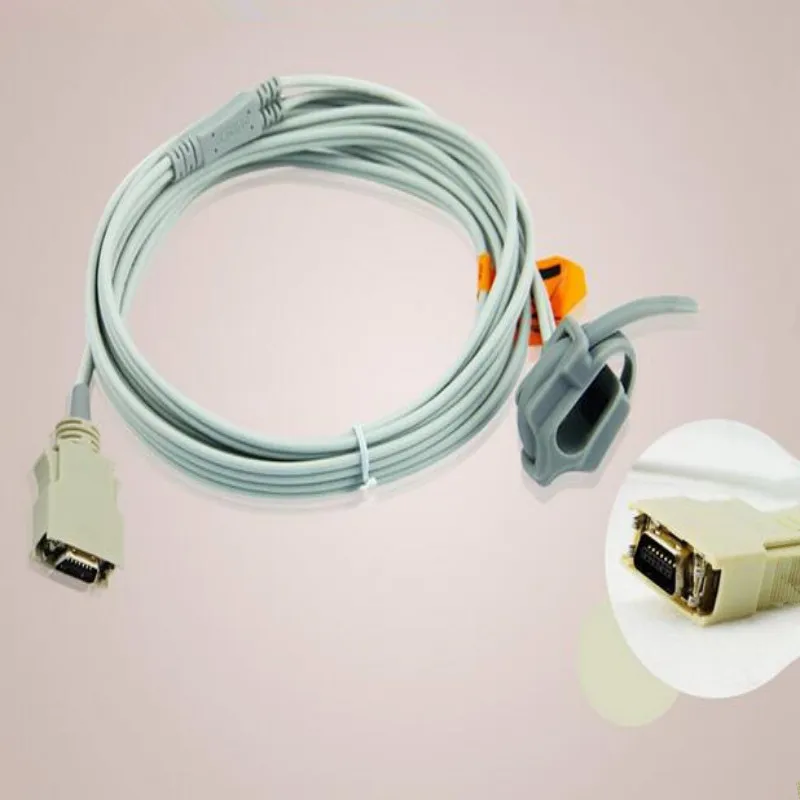 

Compatible For Masimo SCSI 14 Pin Infant/Neonate/Newborn Wrapped Spo2 Sensor Pulse Oximetry Probe Oxygen Sensor 3M/9ft TPU