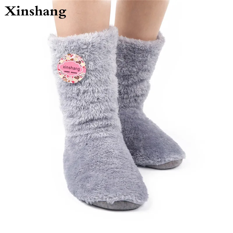 Xinshang/Женская плюшевая домашняя обувь домашние тапочки из кораллового флиса