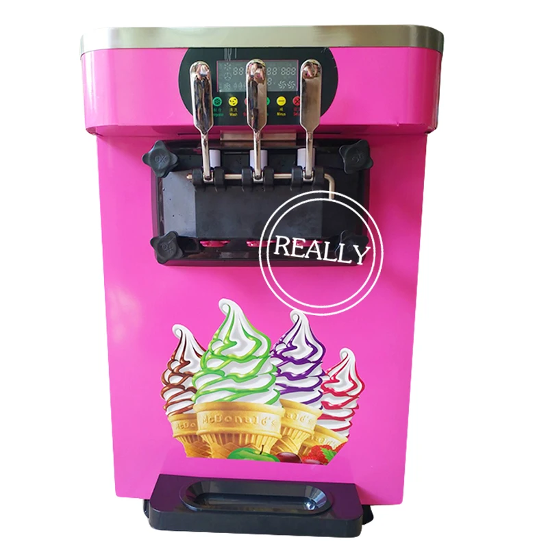 18L Portable desktop soft ice cream machine 3 flavor frozen yogurt for sale | Бытовая техника