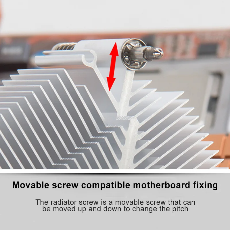Охлаждающий вентилятор CPU LED RGB 3Pin Радиатор Поддержка Intel 115X серии SD998 | Компьютеры
