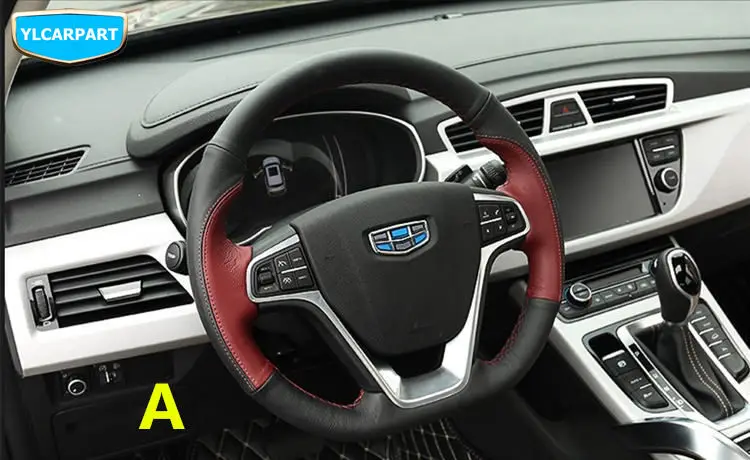 Для Geely new Emgrand 7 EC7 EC715 EC718 Emgrand7 E7, RS, GT, GC9 Borui, Emgrand-EV, EV, чехол рулевого колеса автомобиля