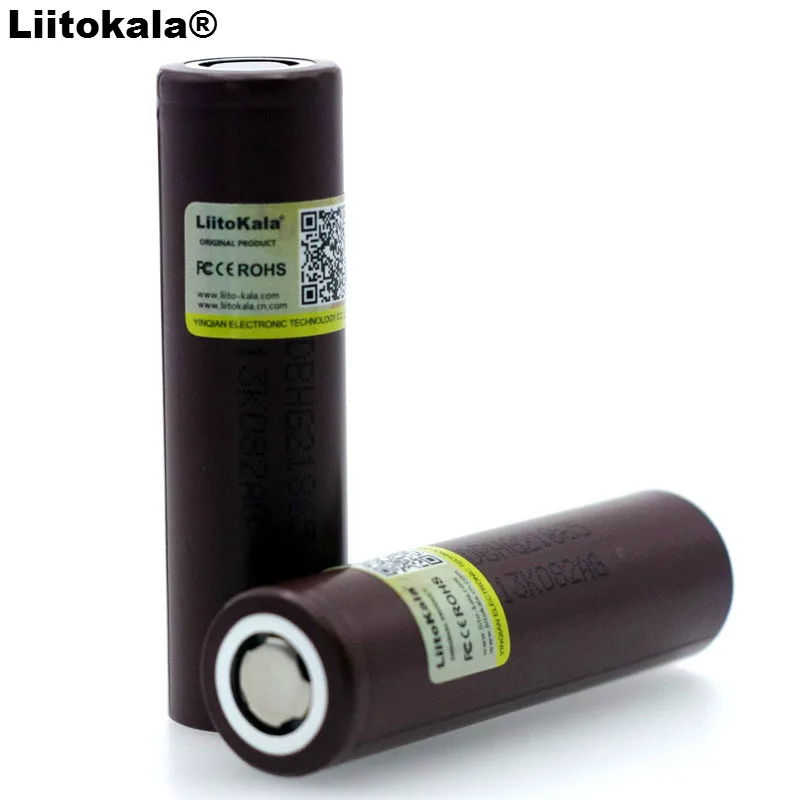 2 шт. Liitokala 100% Новый оригинальный HG2 18650 3000 мАч аккумулятор 3 6 в разряд 20 А отдельный