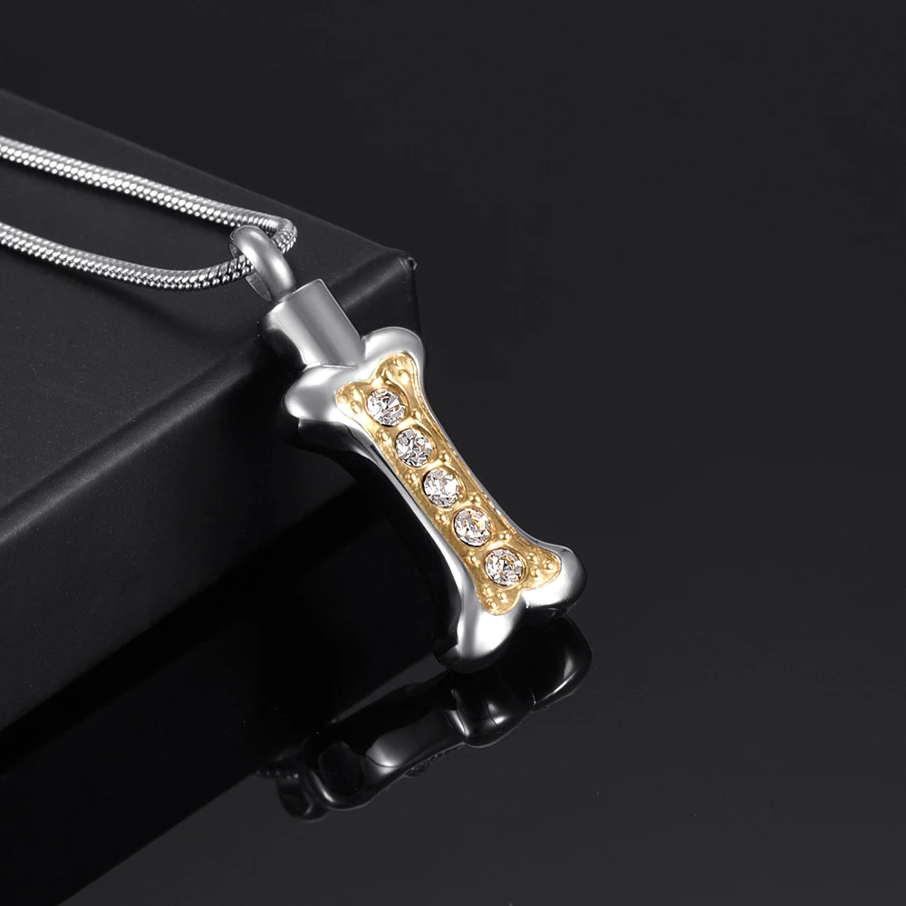 Питомец с кристаллами Подвеска для пепла из нержавеющей стали кулон