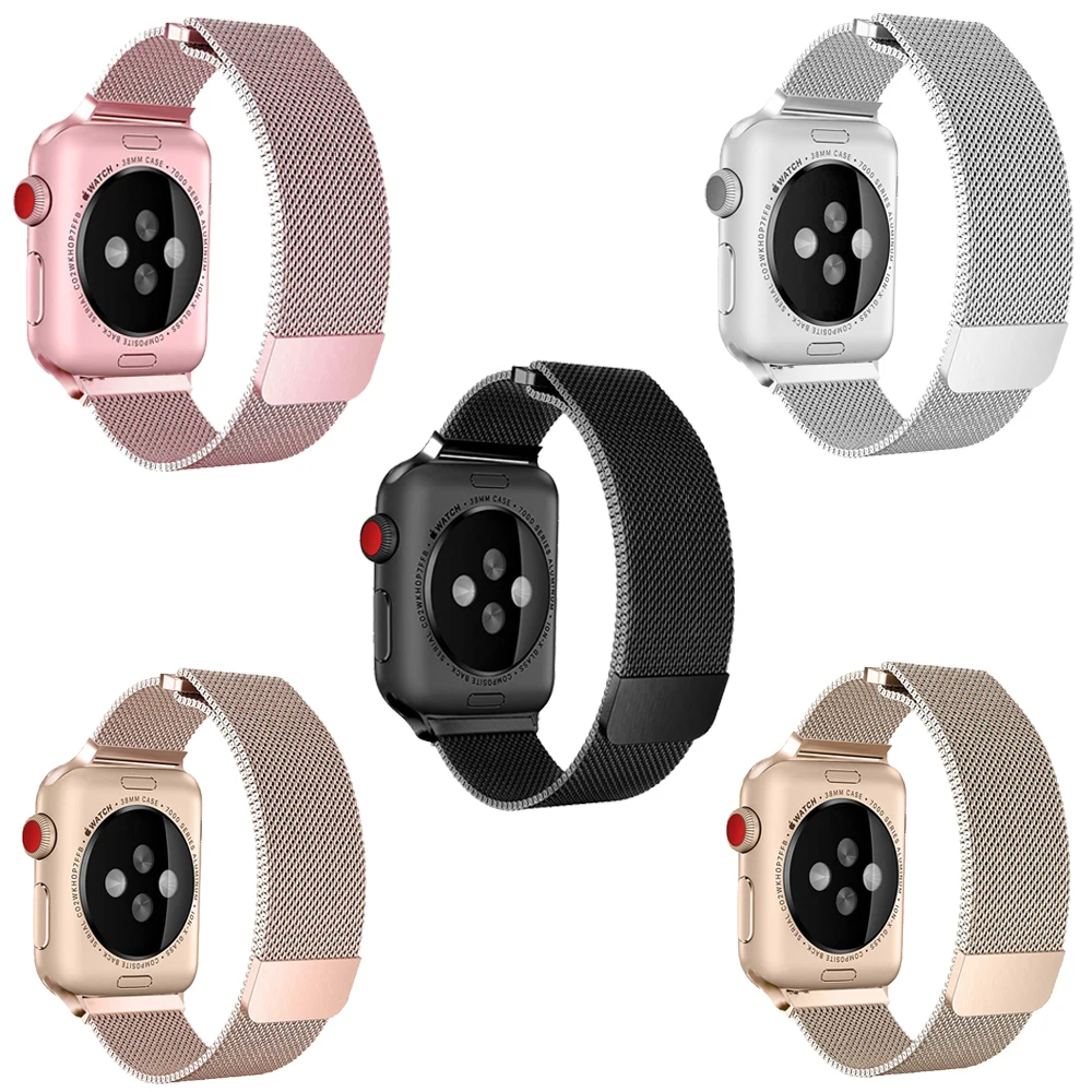 Миланская петля для Apple Watch series 4 44 мм/40 мм ремешок Iwatch 3 2 1 42 38 браслет из