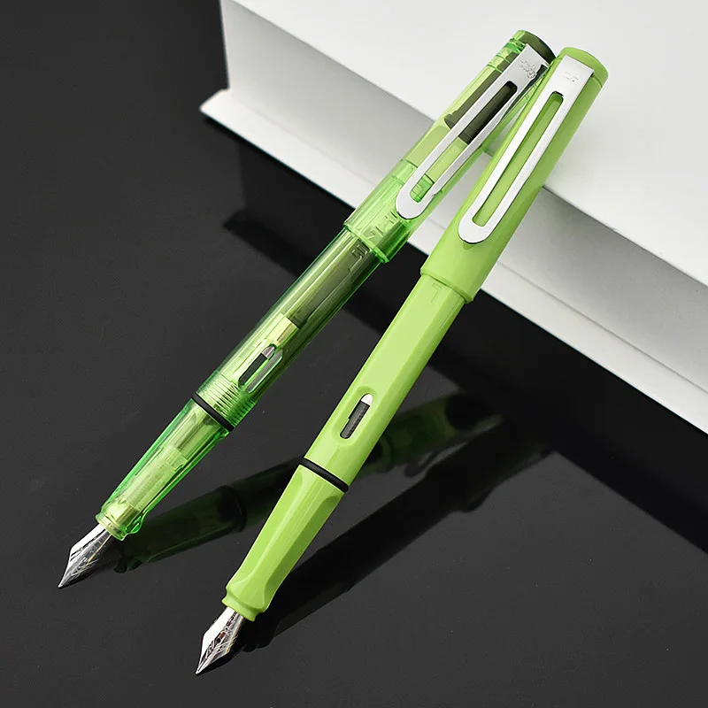 JINHAO 599A карамельный цвет пластиковая перьевая ручка с чернильным пакетом для