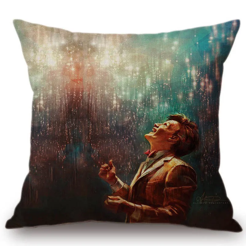 Doctor Who DW Tradis плакат для дома декоративный Чехол на подушку из хлопка и льна