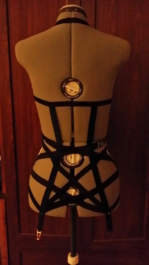 Новинка 2017 пастельный Готический пояс эластичный готический бюст бандаж