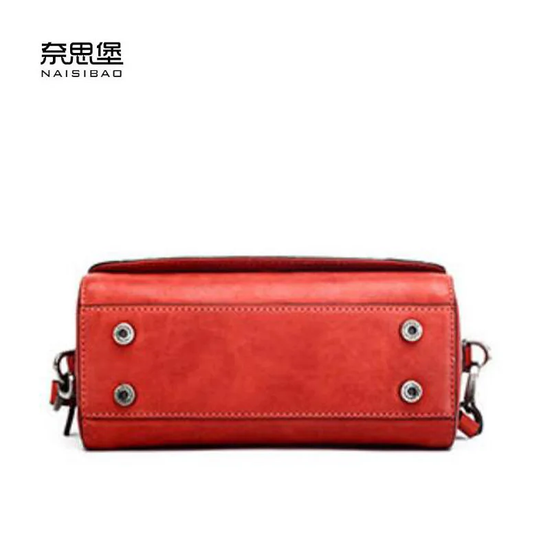 Женская сумка из натуральной кожи на плечо с тиснением в китайском стиле новинка