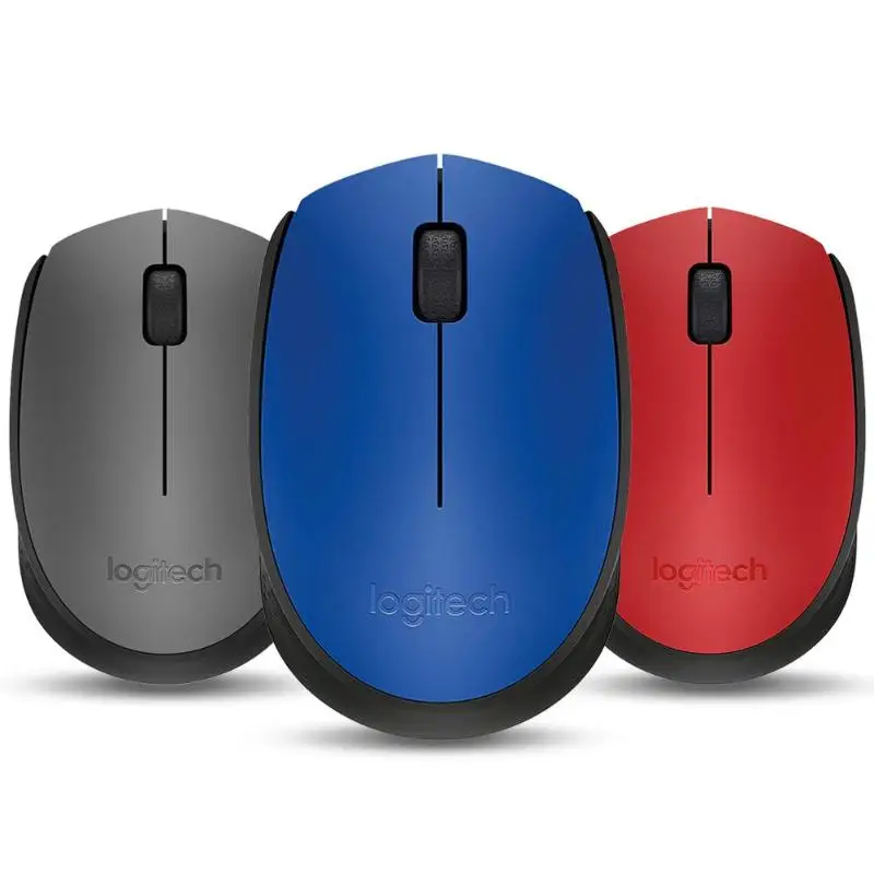 Logitech M170 2 4 ГГц Беспроводной Мышь 1000 Точек на дюйм 3 кнопки двухсторонняя колеса