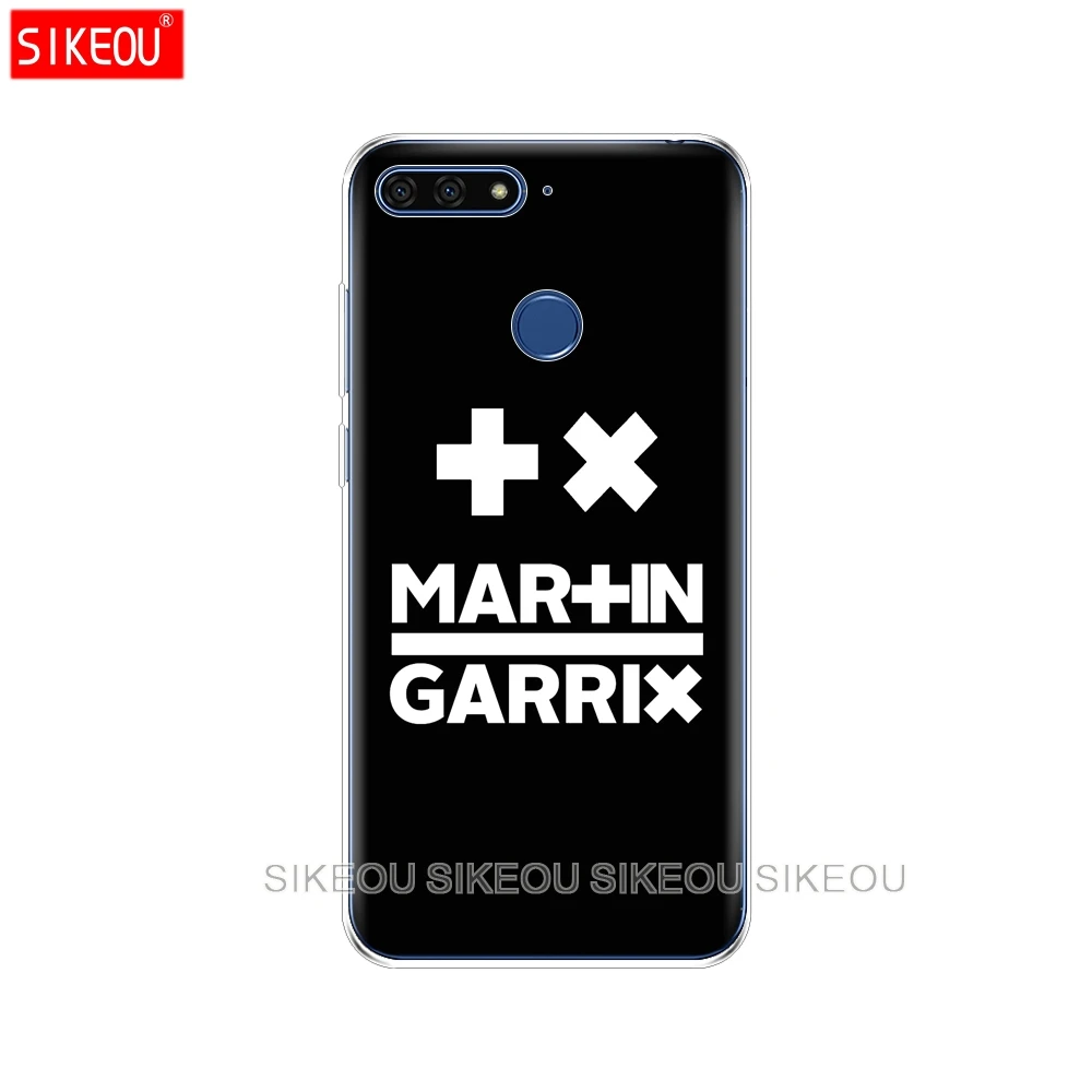 Силиконовый чехол для телефона Huawei Honor 7A PRO 7C Y5 Y6 Y7 Y9 2017 2018 Prime DJ Martin Garrix Music note |