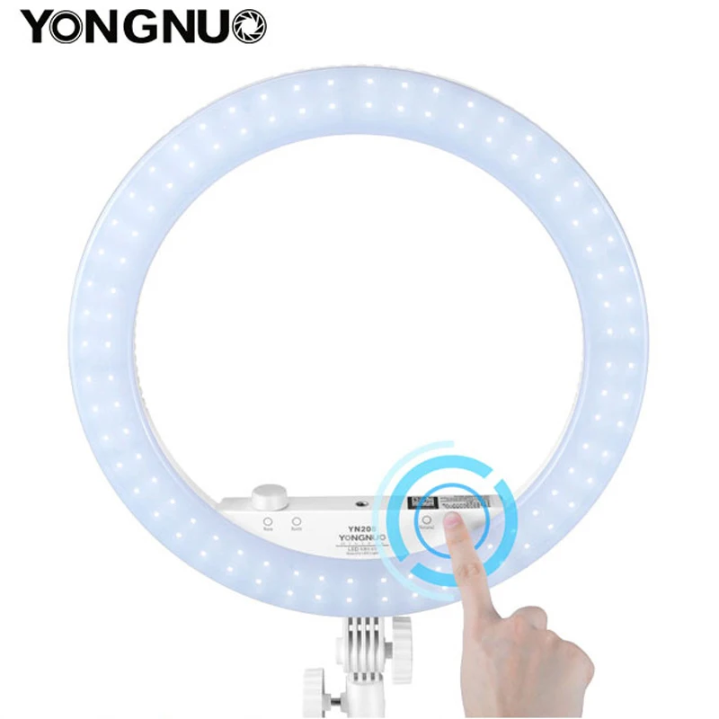 Yongnuo YN208 красивое светодиодное кольцо светильник с зеркалом для макияжа 3200-5500K
