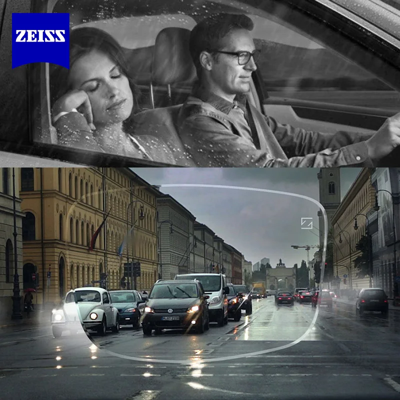 ZEISS Dura Vision Платиновые безопасные линзы для ночного вождения антибликовые очки
