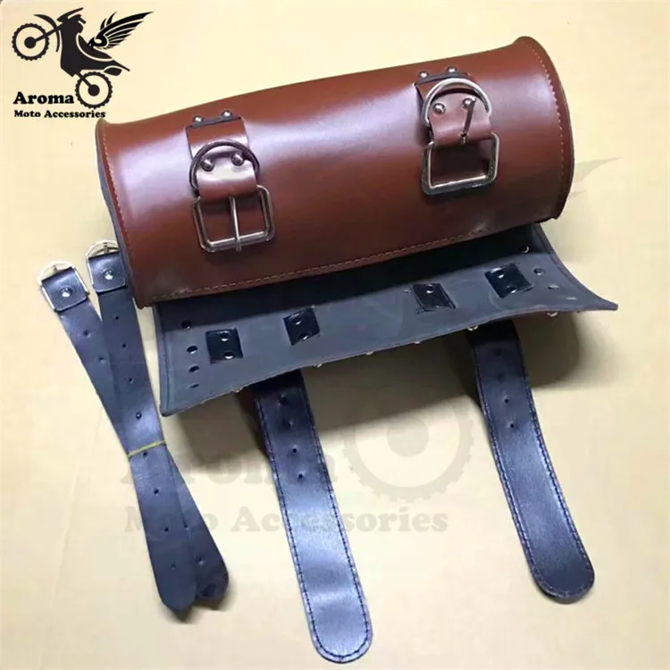 Коричневый в стиле Ретро круиз скутер багажные сумки универсальные детали