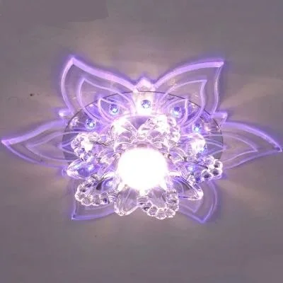 Светодиодные хрустальные лампы для коридора стильные входные светильники