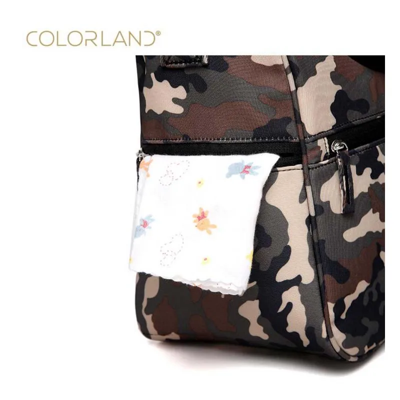 Colorland брендовая камуфляжная Детская сумка для подгузников среднего размера