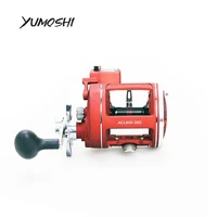 yumoshi cast drum wheel 111bb leftright hand fishing reel with electric depth counter carretes pesca molinete peche