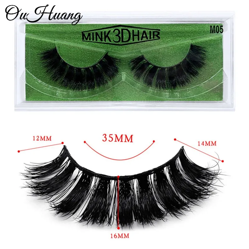 Ресницы 3D накладные ресницы из норки длительный натуральные эффектный