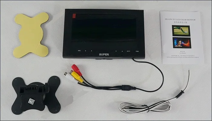 Супер 7 дюймов TFT Цвет ЖК дисплей зимние Экран 800x480 HD для монитора с видом от