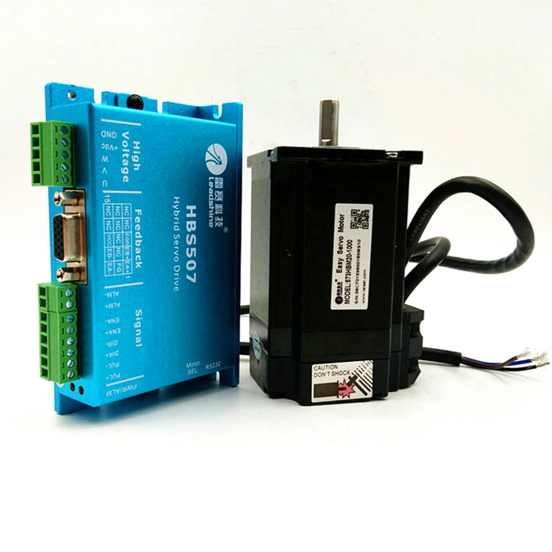 Leadshine NEMA23 2Nm легкий Серводвигатель + приводные наборы 3 фазы 283Oz in Гибридный