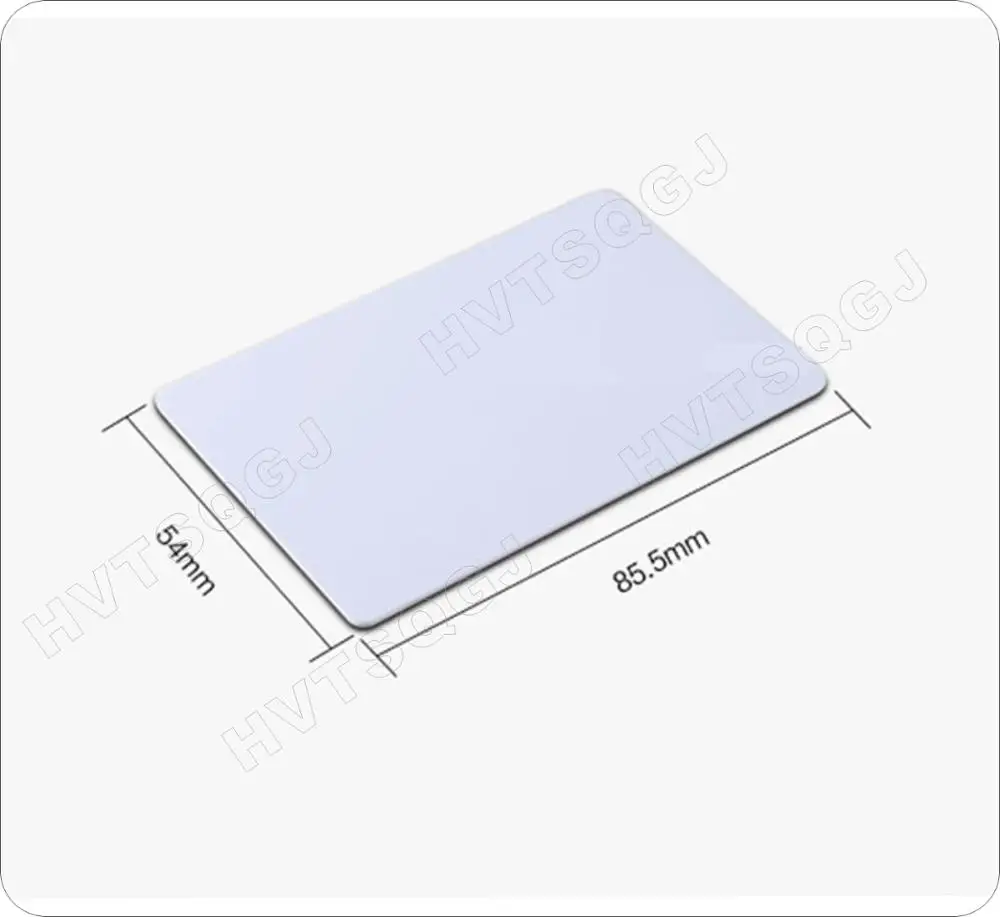 50PCS smart Dual card UHF+13.56MHz UID Card Rewriteable Block 0 pvc plastics iso double frequency UHF+UID rfid card