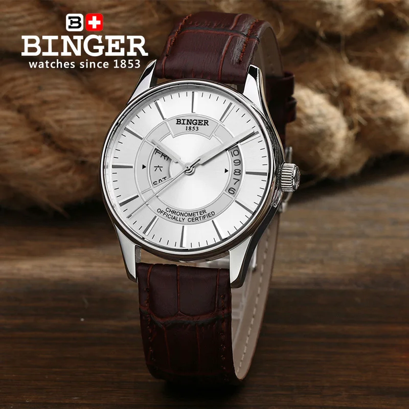 Японские мужские часы MIYOTA Move с сапфиром швейцарские механические для мужчин