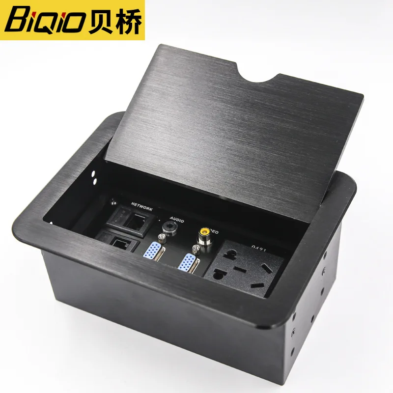 LC 0421 мультимедиа Обложка для рабочего socket dual network VGA конференции Таблица скрытые