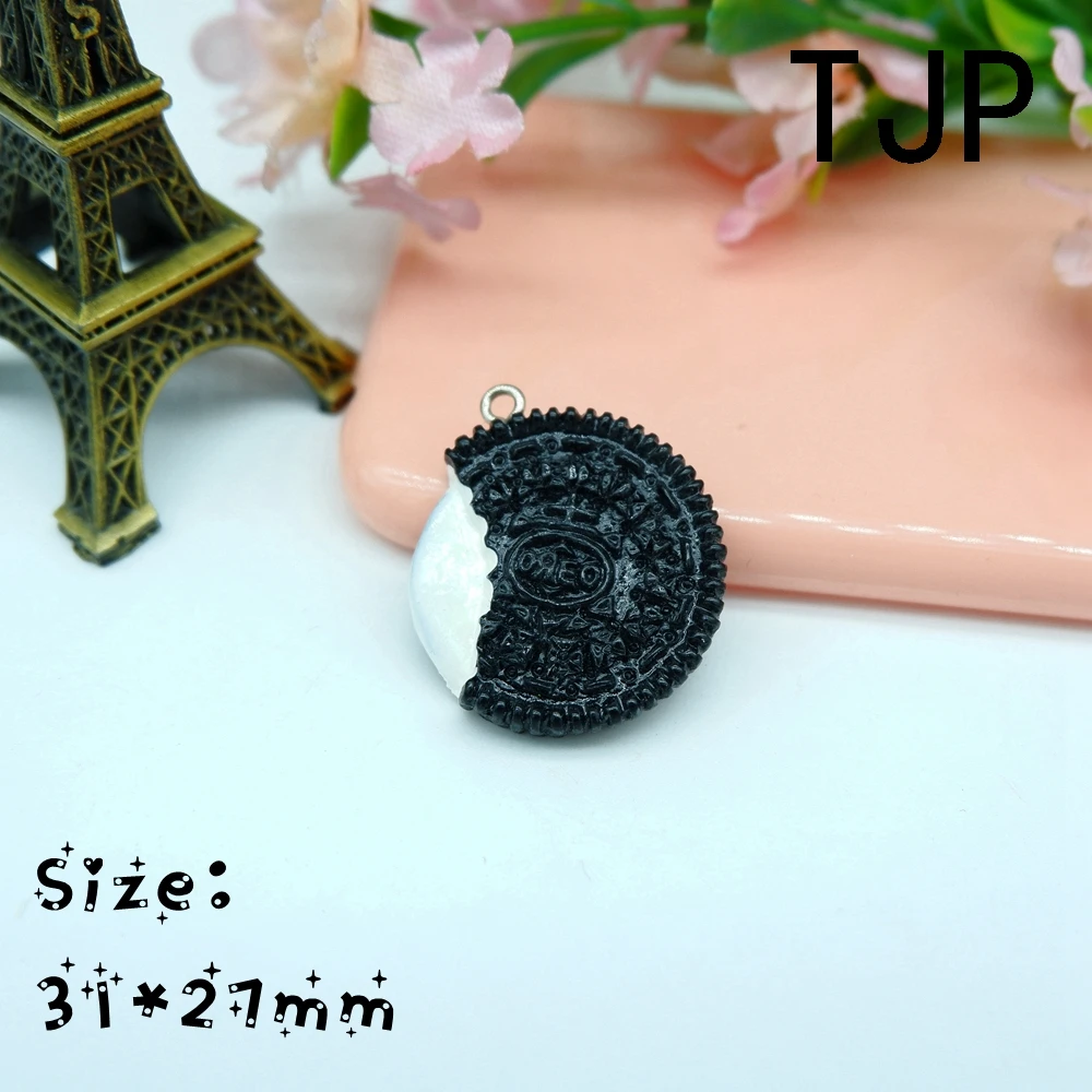 Kawaii Biscuits Oreo apple Charms Pendants for DIY decoration bracelets necklace earring key chain Jewelry Making | Украшения и