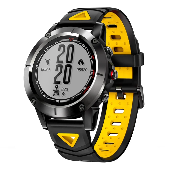 orange Smart Watch G01 gps Смарт-часы IP68 Водонепроницаемые кровяное давление кислород пульсометр трекер компас Плавание Спортивные Смарт-часы для Android iOS - Цвет: orange Smart Watch