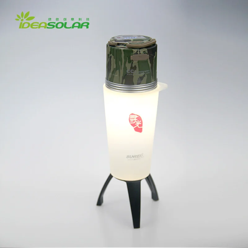 IDEA Солнечная CC3LED лампа для палатки многофункциональная кемпинга перезаряжаемая